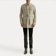 Dolf Off-White Suede Jacket by Dash Racegear - men Jacket view 3