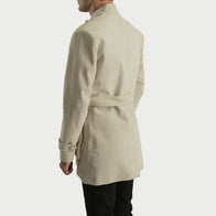 Dolf Off-White Suede Jacket by Dash Racegear - men Jacket view 5