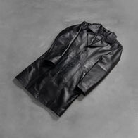 Don Long Black Leather Coat by Dash Racegear - men Jacket view 8