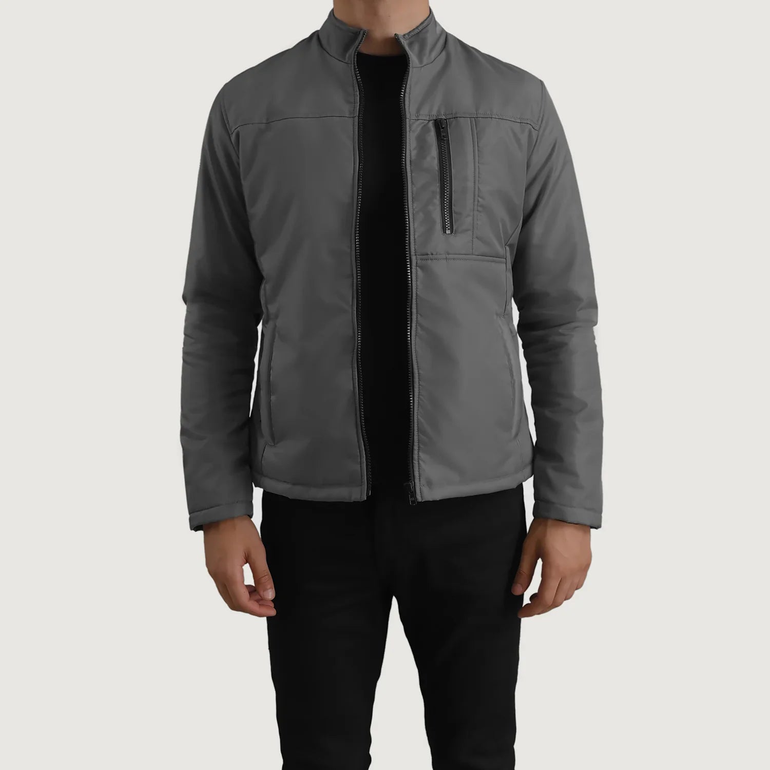 Elliot Grey Lightweight Jacket by Dash Racegear - men Jacket view 1