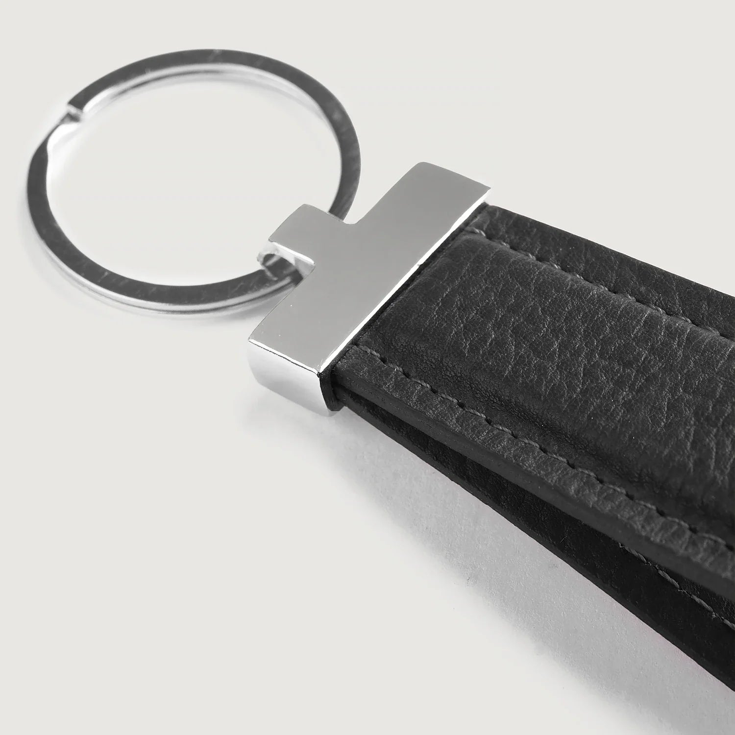 Elroy Black Leather Keychain by Dash Racegear - unisex Leather Accessories view 5