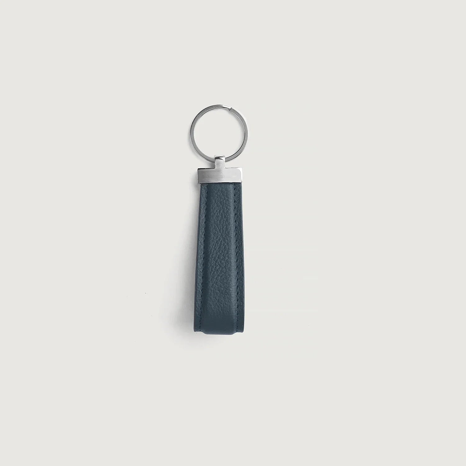 Elroy Blue Leather Keychain by Dash Racegear - unisex Leather Accessories view 1