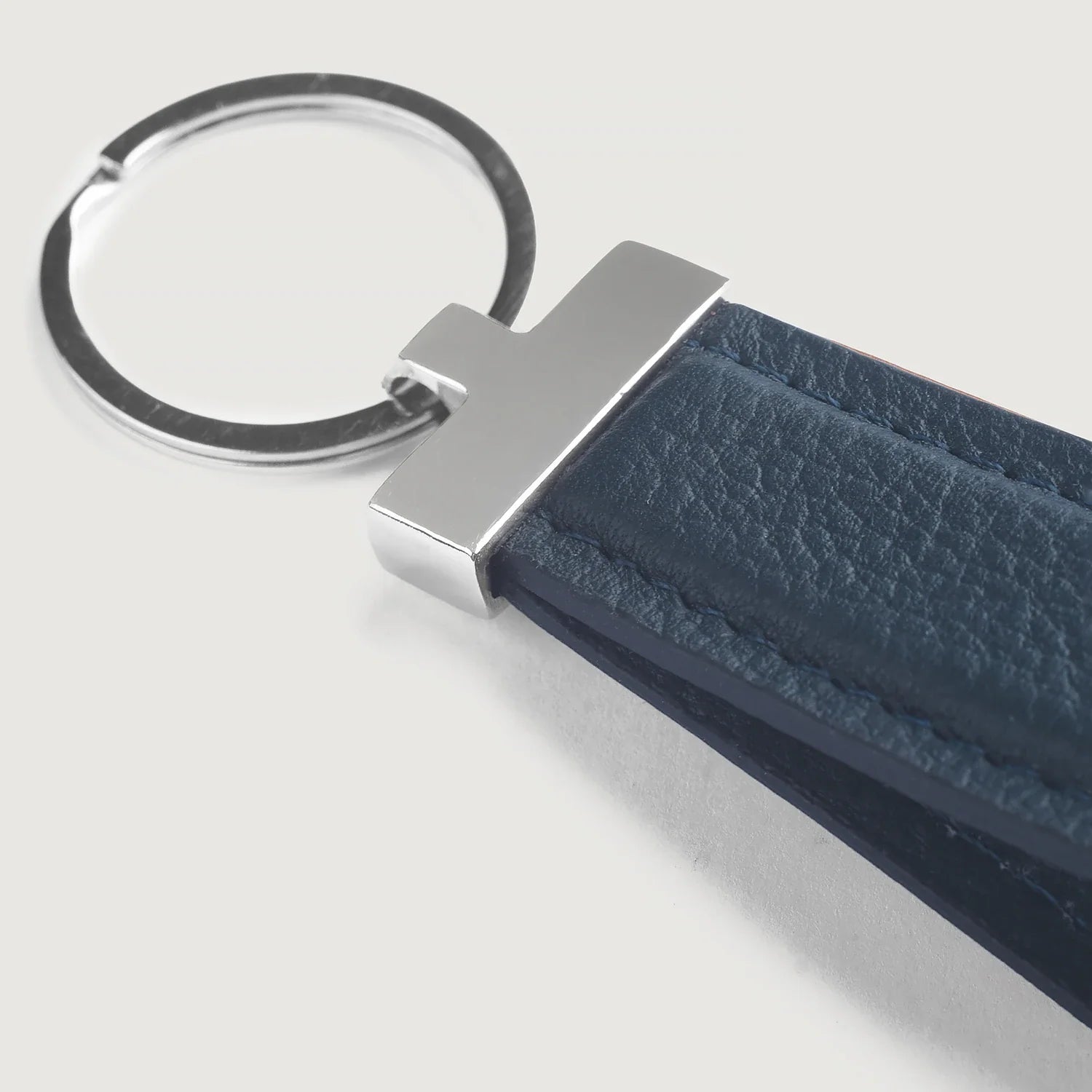 Elroy Blue Leather Keychain by Dash Racegear - unisex Leather Accessories view 5