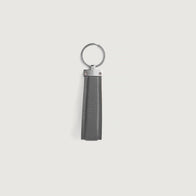 Elroy Grey Leather Keychain by Dash Racegear - unisex Leather Accessories view 2