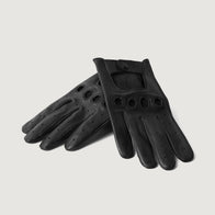 Ferdinand Black Leather Driving Gloves by Dash Racegear - men Leather Accessories view 8