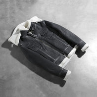 Fiona Black Hooded Shearling Leather Jacket by Dash Racegear - women Jacket view 7