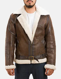 Forest Double Face Shearling Jacket by Dash Racegear - unisex Jacket view 1