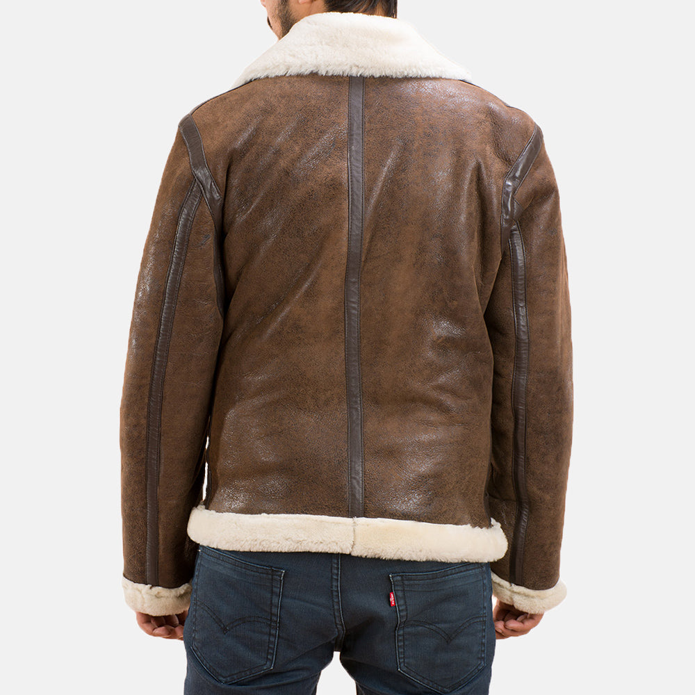Forest Double Face Shearling Jacket by Dash Racegear - unisex Jacket view 2