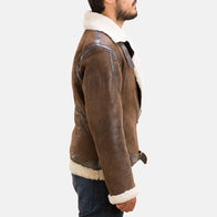 Forest Double Face Shearling Jacket by Dash Racegear - unisex Jacket view 3