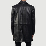 [FS] Classmith Black Leather Coat by Dash Racegear - men Jacket view 6