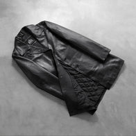 [FS] Classmith Black Leather Coat by Dash Racegear - men Jacket view 8