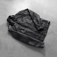 [FS] Legacy Black Leather Biker Jacket by Dash Racegear - men Jacket view 8