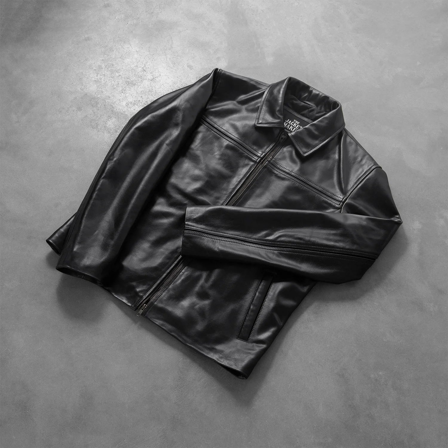 [FS] Mystical Black Leather Jacket by Dash Racegear - men Jacket view 7