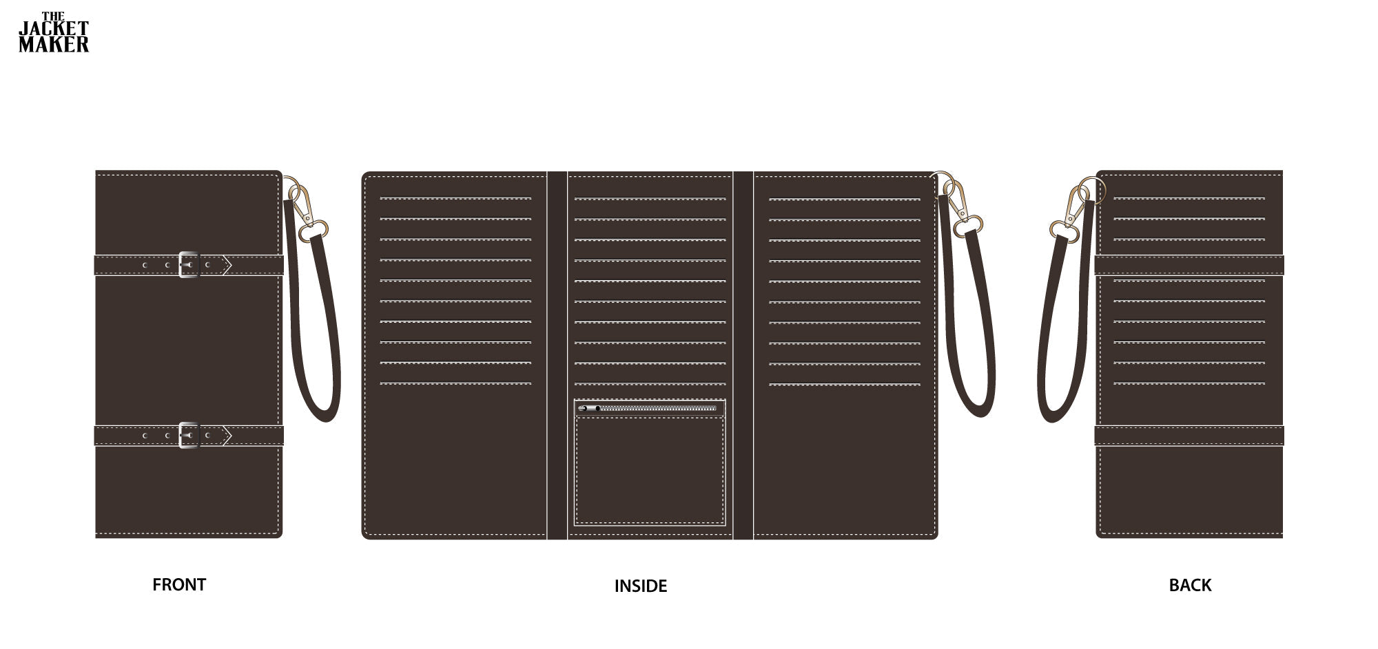 Gerard Custom Leather Wallet 1/2 Installment by Dash Racegear - men Leather Accessories view 1