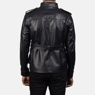Germain Black Leather Jacket by Dash Racegear - men Jacket view 6