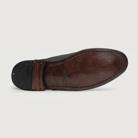 Greyson Brogues Oxford Black Nubuck Leather Shoes by Dash Racegear - men Leather Shoes view 6