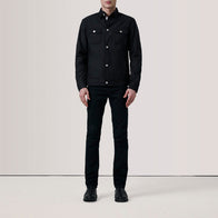 Irwin Black Waxed Canvas Field Jacket by Dash Racegear - men Jacket view 2
