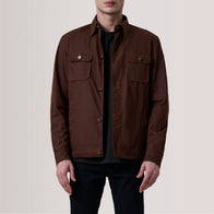 Irwin Brown Waxed Canvas Field Jacket by Dash Racegear - men Jacket view 1
