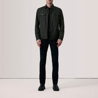 Irwin Olive Waxed Canvas Field Jacket by Dash Racegear - men Jacket view 2