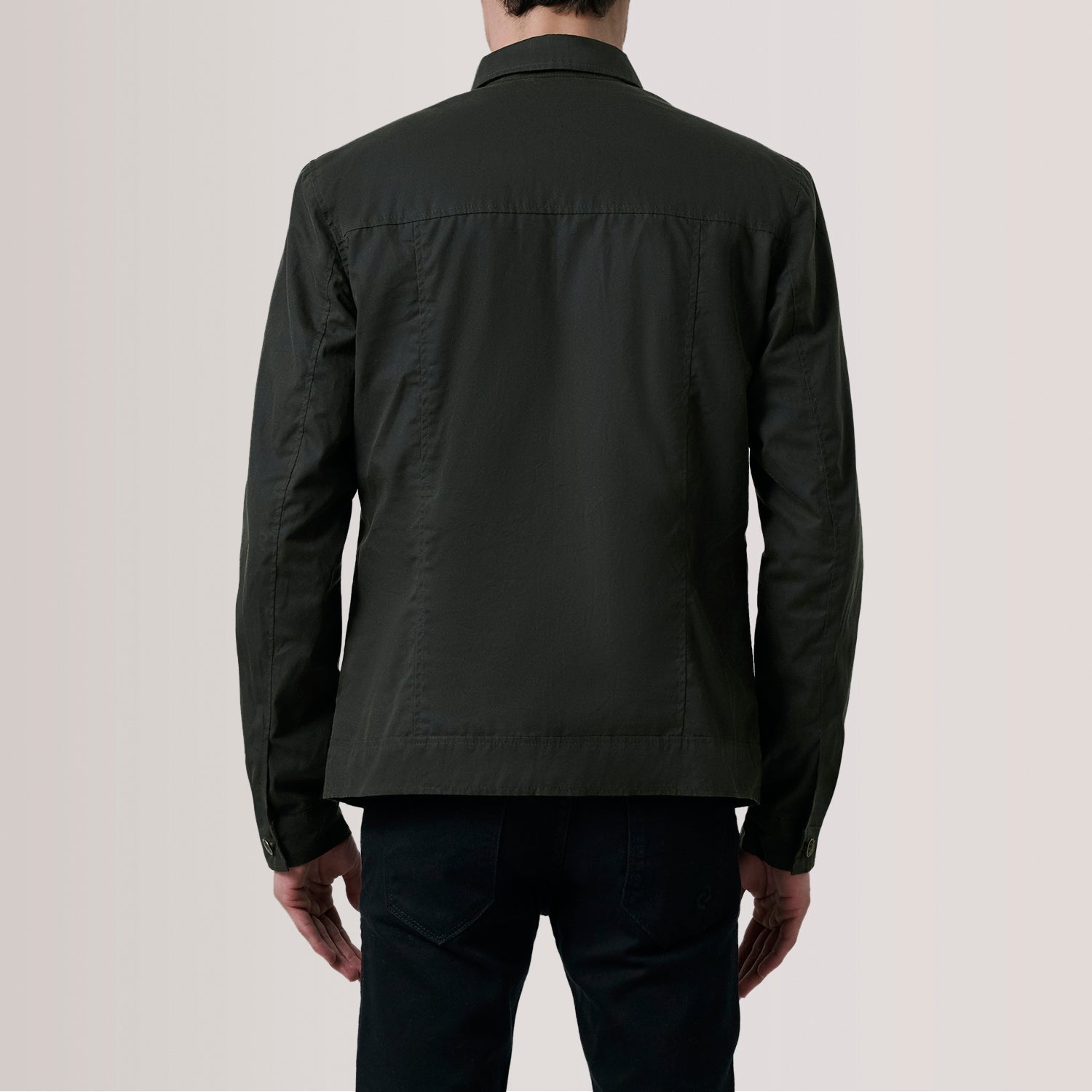Irwin Olive Waxed Canvas Field Jacket by Dash Racegear - men Jacket view 4