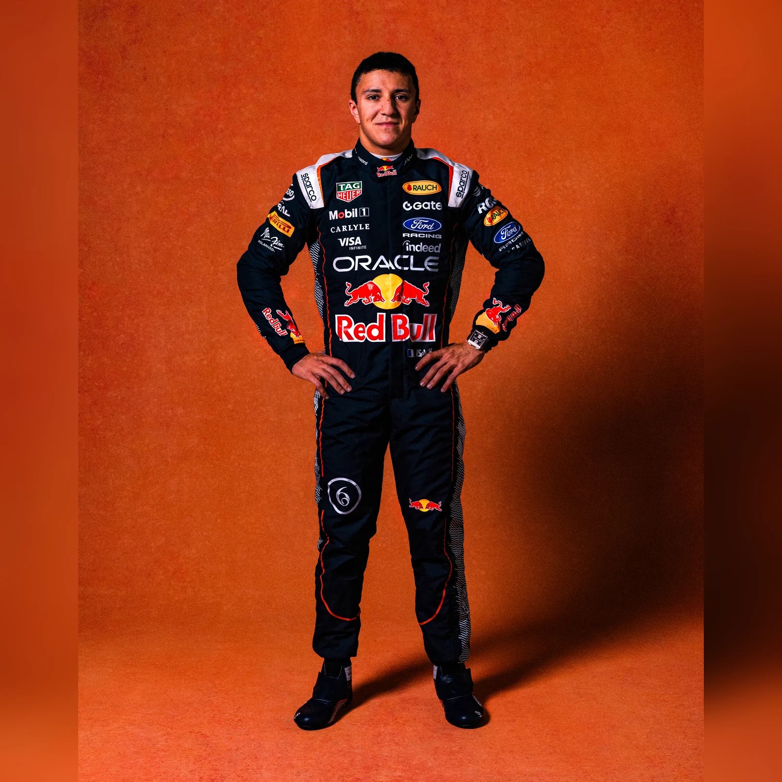Isack Hadjar 2026 Zandvoort Dutch GP inspired race suit by DASH RACEGEAR