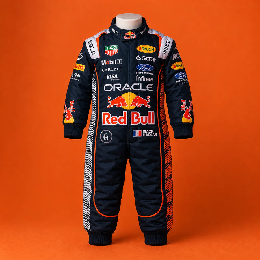 Isack Hadjar 2026 Zandvoort toddler inspired race suit by DASH RACEGEAR