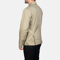 Kajetan Beige Safari Jacket by Dash Racegear - men Jacket view 5