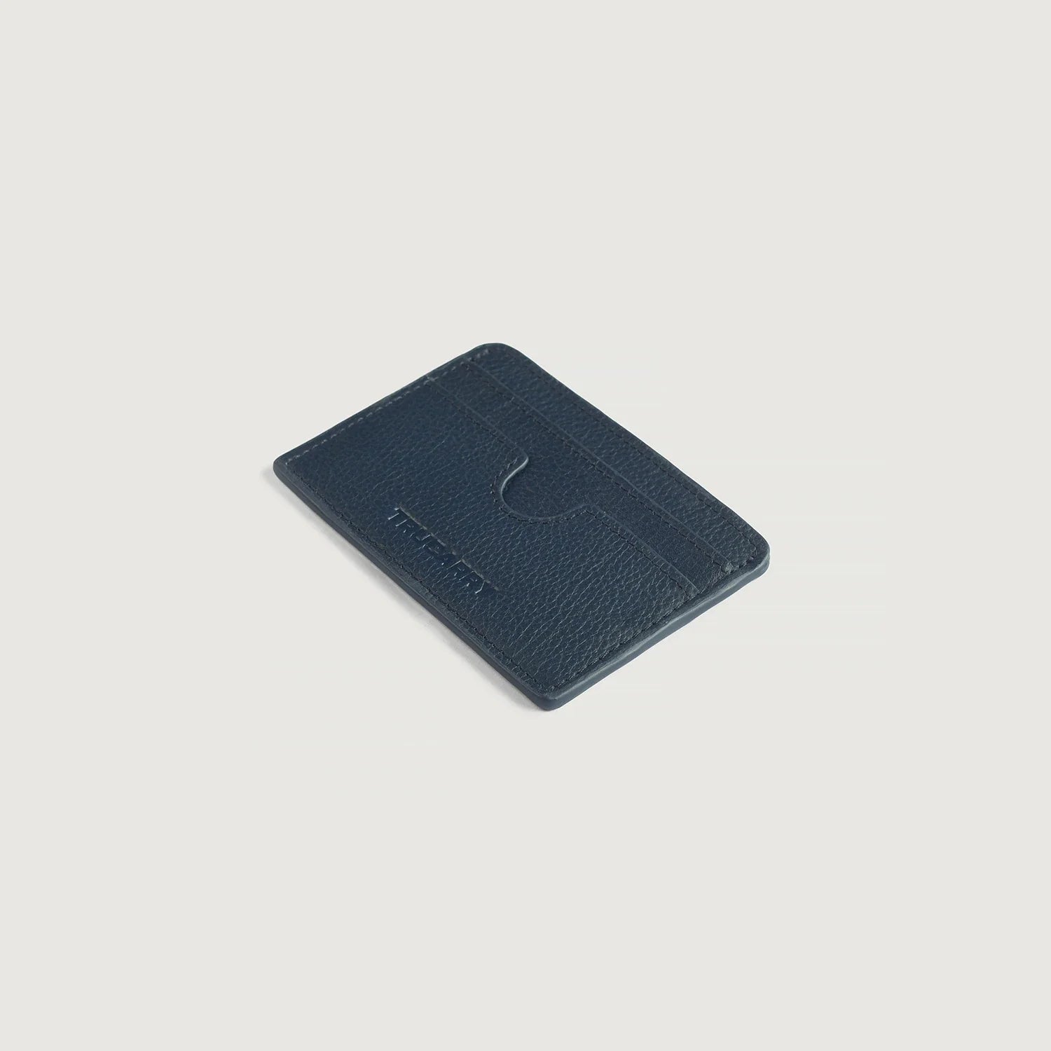 Karl Blue Leather Card Holder by Dash Racegear - unisex Leather Accessories view 3