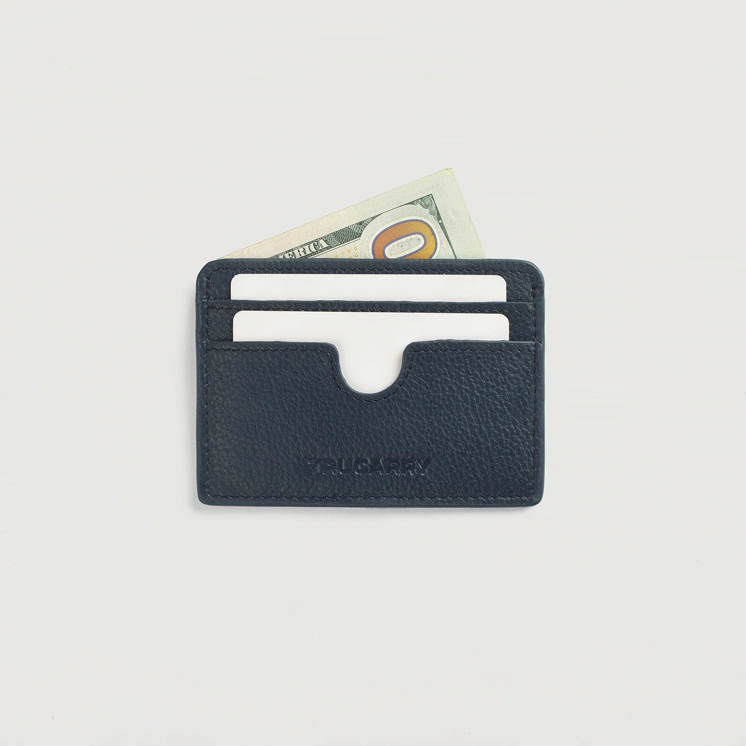 Karl Blue Leather Card Holder by Dash Racegear - unisex Leather Accessories view 4