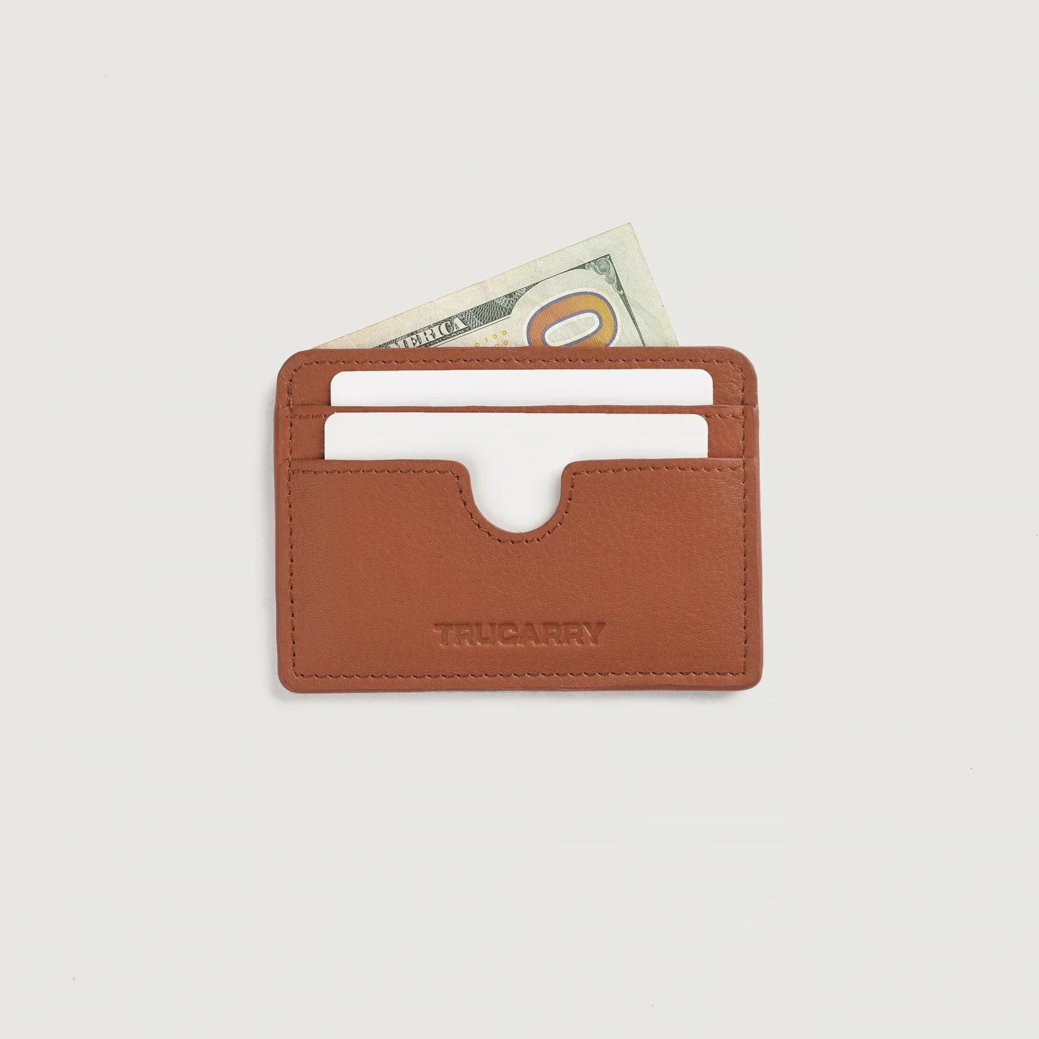 Karl Brown Leather Card Holder by Dash Racegear - unisex Leather Accessories view 4