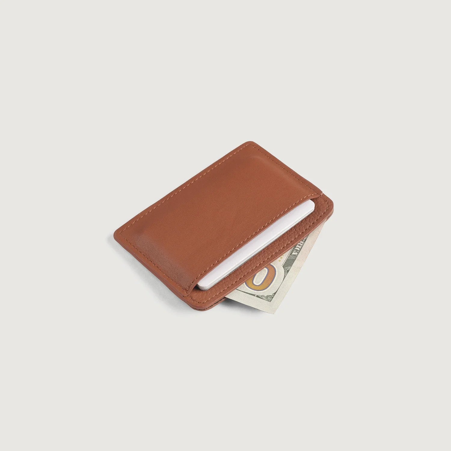 Karl Brown Leather Card Holder by Dash Racegear - unisex Leather Accessories view 5
