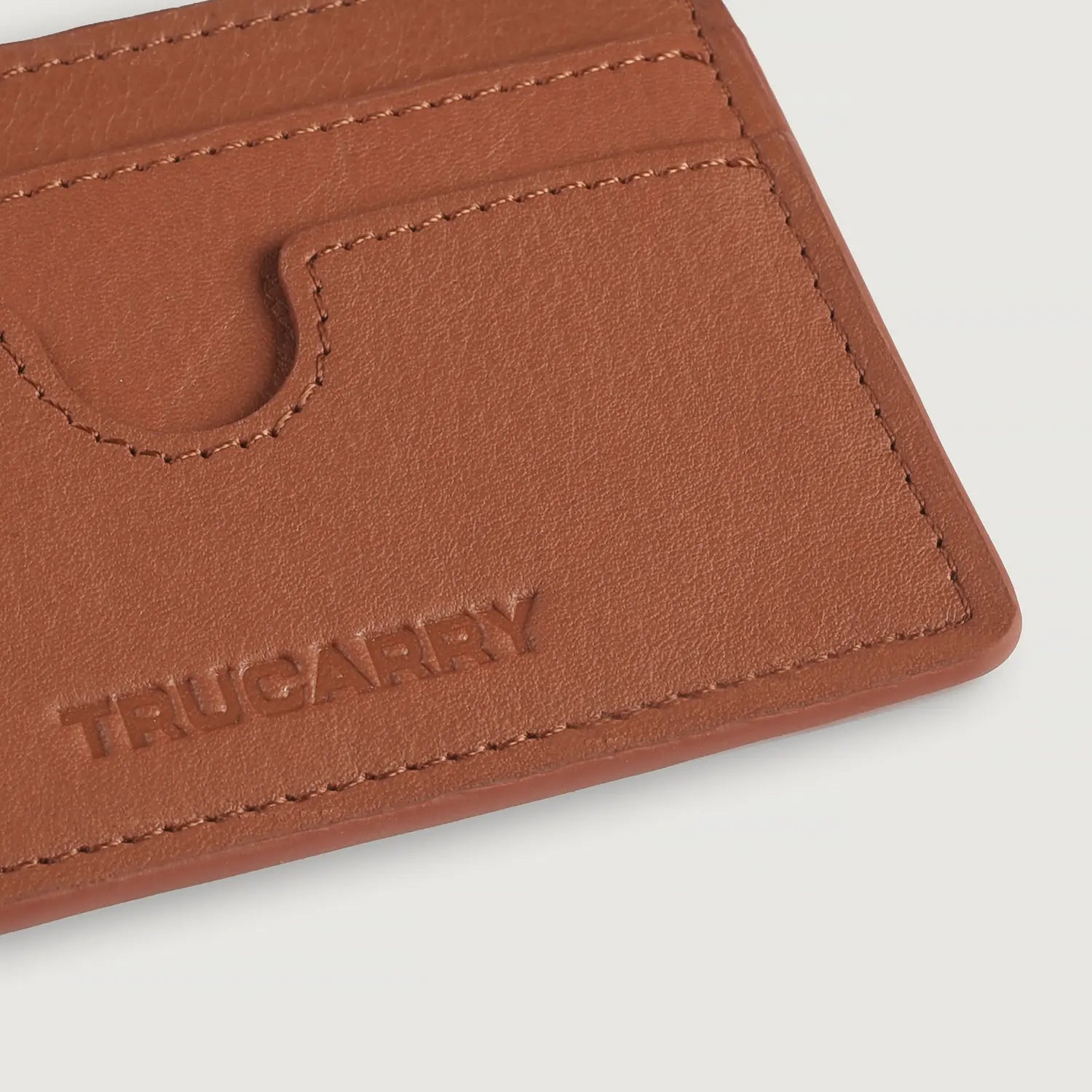 Karl Brown Leather Card Holder by Dash Racegear - unisex Leather Accessories view 7