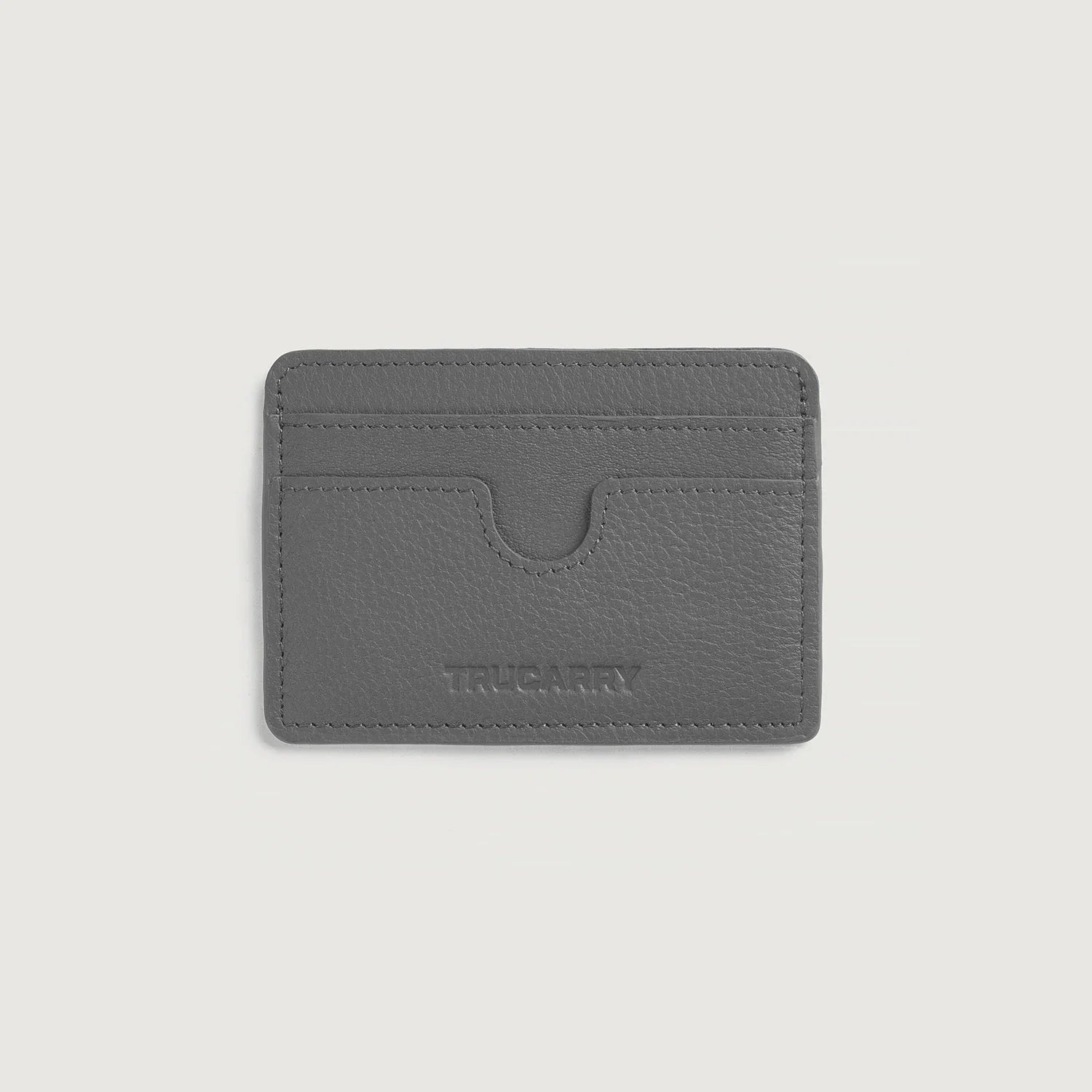 Karl Grey Leather Card Holder by Dash Racegear - unisex Leather Accessories view 1
