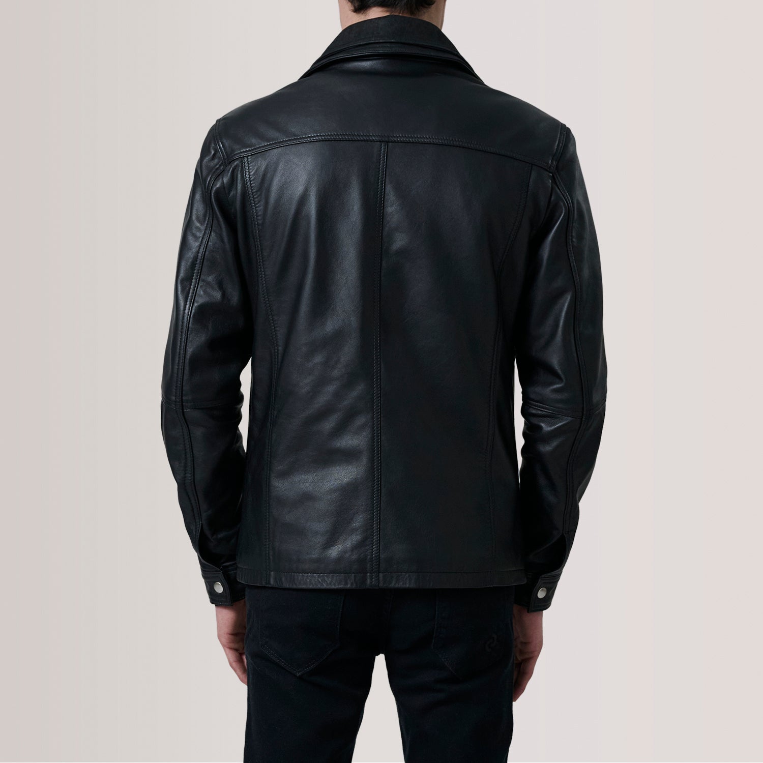 Klen Black Classic Jacket by Dash Racegear - men Jacket view 4