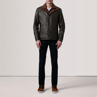 Klen Brown Classic Jacket by Dash Racegear - men Jacket view 2