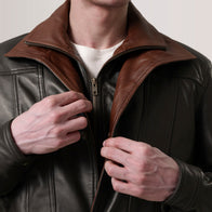 Klen Brown Classic Jacket by Dash Racegear - men Jacket view 6