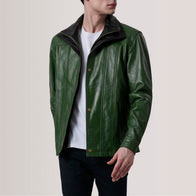 Klen Green Classic Jacket by Dash Racegear - men Jacket view 1