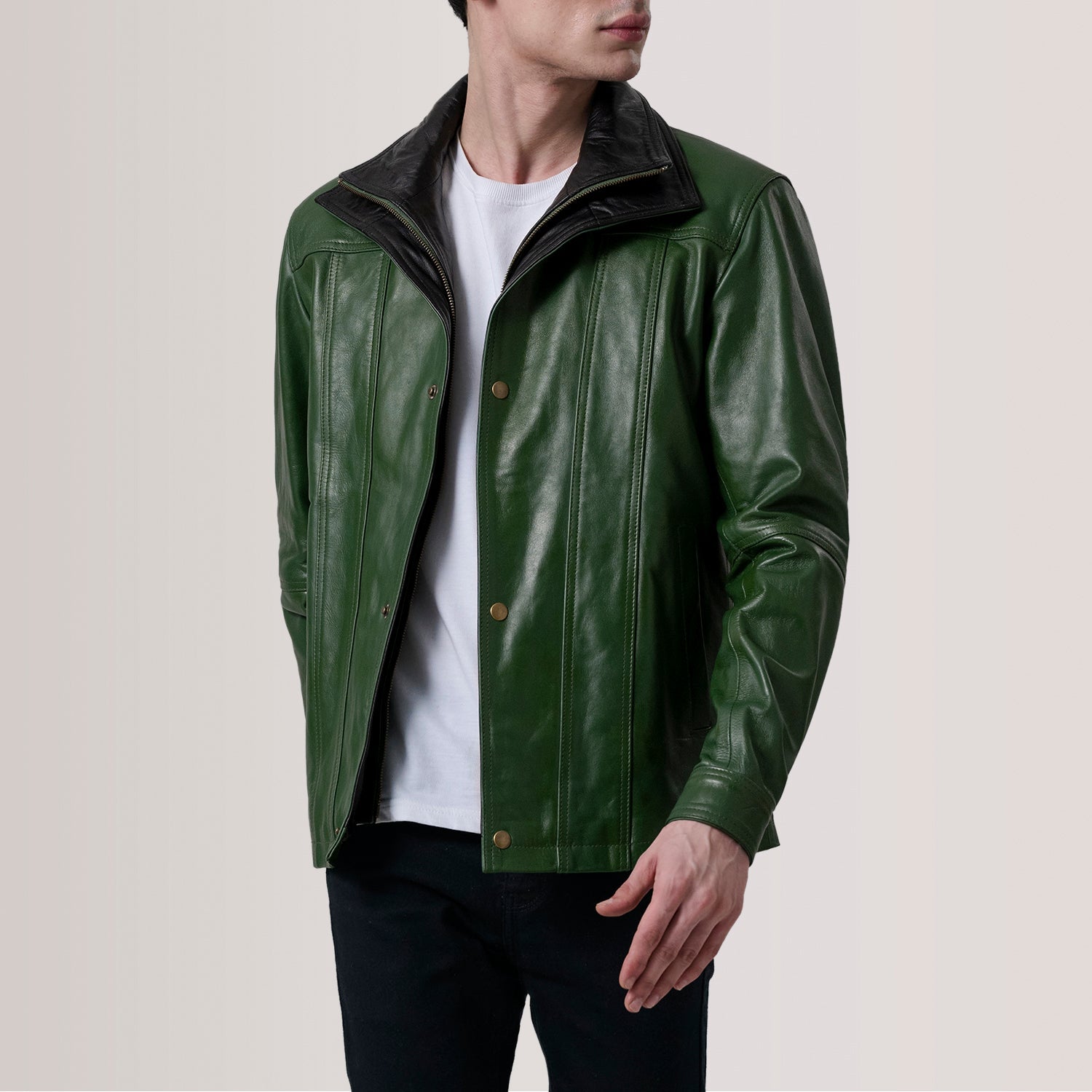 Klen Green Classic Jacket by Dash Racegear - men Jacket view 1