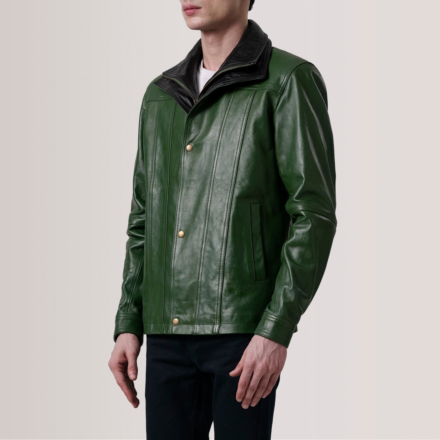 Klen Green Classic Jacket by Dash Racegear - men Jacket view 3
