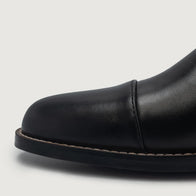 Knight Derby Black Leather Boots by Dash Racegear - men Leather Shoes view 5