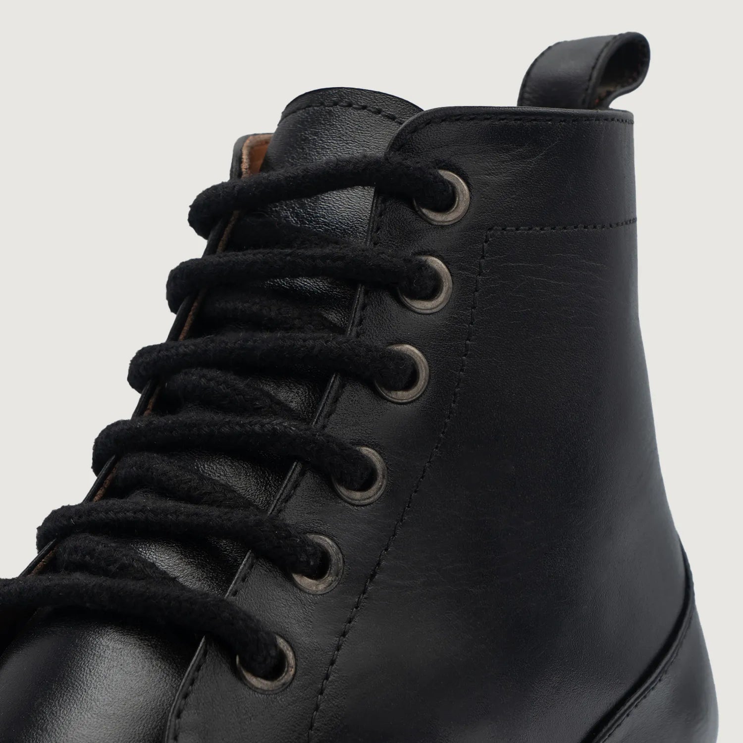 Knight Derby Black Leather Boots by Dash Racegear - men Leather Shoes view 6