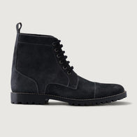 Knight Derby Grey Suede Leather Boots - TerraGrip by Dash Racegear - men Leather Shoes view 2