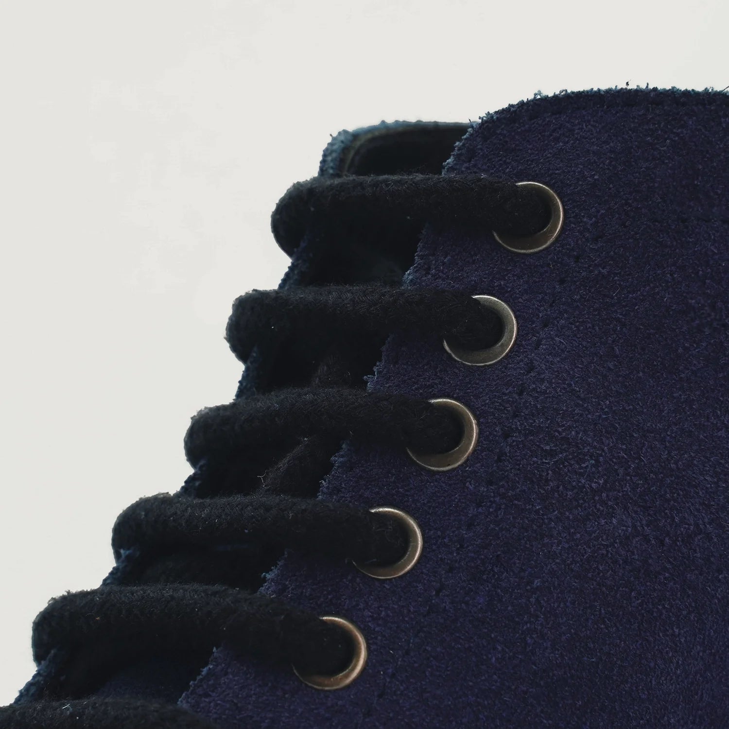 Knight Derby Midnight Blue Suede Leather Boots by Dash Racegear - men Leather Shoes view 4