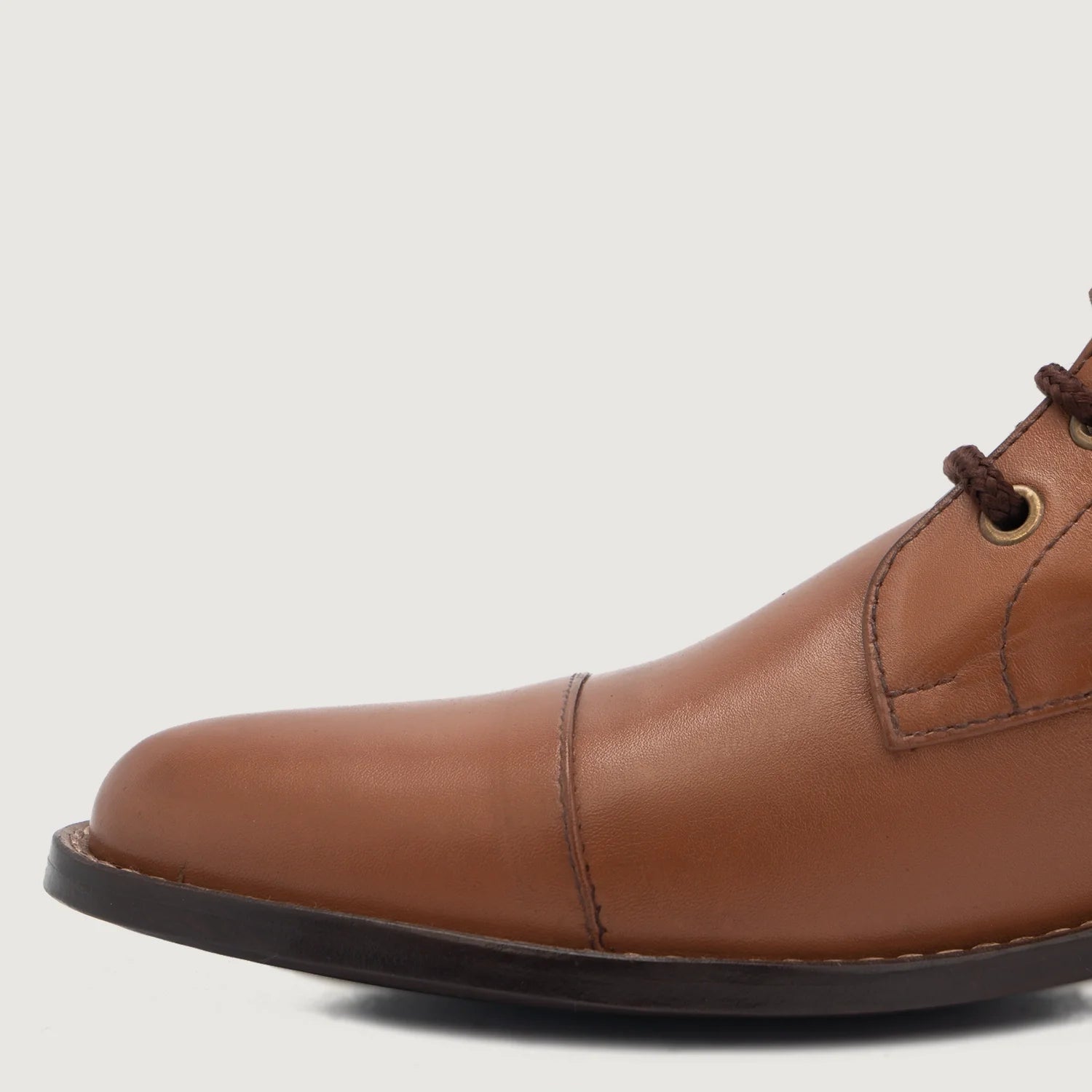 Knight Derby Tan Leather Boots by Dash Racegear - men Leather Shoes view 4