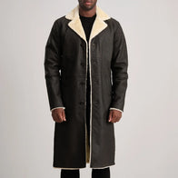 Kolby Brown Shearling Coat by Dash Racegear - men Jacket view 1