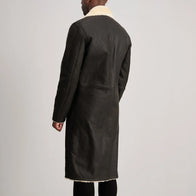 Kolby Brown Shearling Coat by Dash Racegear - men Jacket view 5