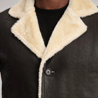 Kolby Brown Shearling Coat by Dash Racegear - men Jacket view 6
