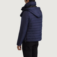 Malcolm Blue Hooded Puffer Jacket by Dash Racegear - men Jacket view 5