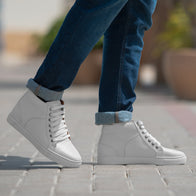 Marty High Top White Leather Sneakers by Dash Racegear - men Leather Shoes view 7