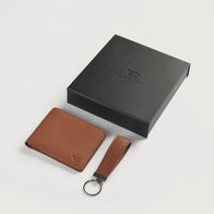 Marvin Brown Leather Gift Set by Dash Racegear - unisex Leather Accessories view 1